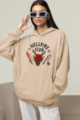 Stranger Things Hellfire Club Oversize Hoodie