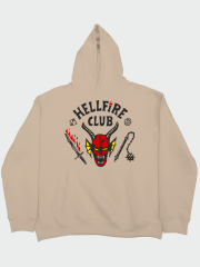 Stranger Things Hellfire Club Oversize Hoodie