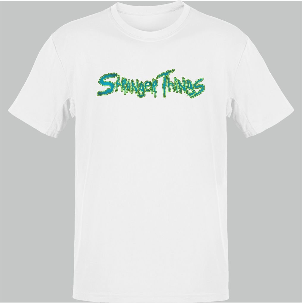 Stranger Things Korku Beyaz T-Shirt