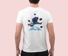 Astro Guitar Beyaz T-Shirt