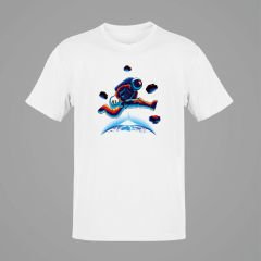 Astro Guitar Beyaz T-Shirt