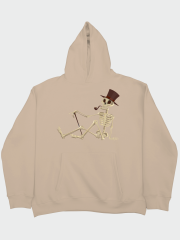 İskelet Baron Oversize Hoodie