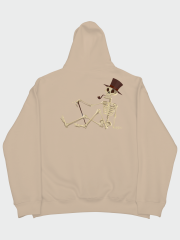 İskelet Baron Oversize Hoodie