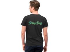 Stranger Things Korku Siyah T-Shirt