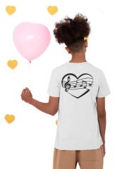 Kalpten Gelen Notalar Beyaz T-Shirt