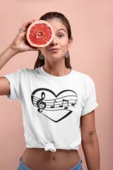 Kalpten Gelen Notalar Beyaz T-Shirt