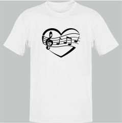 Kalpten Gelen Notalar Beyaz T-Shirt