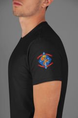 US Army 4th Marines Siyah T-Shirt