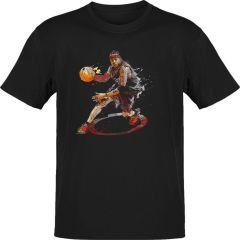 NBA Allen Iverson Siyah T-Shirt