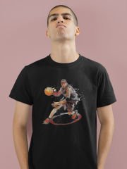 NBA Allen Iverson Siyah T-Shirt