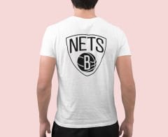 NBA Brooklyn Nets Beyaz T-Shirt