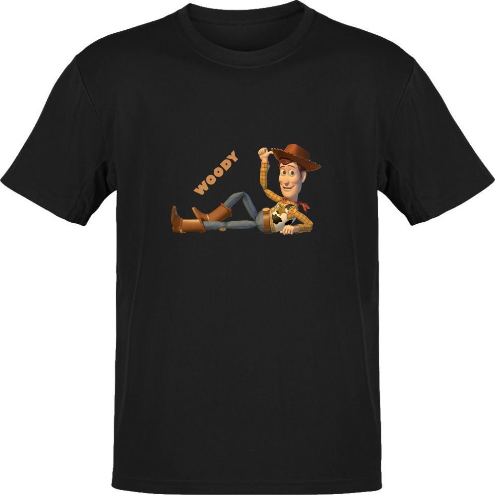 Toy Story Woody Siyah T-Shirt