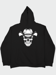 Şapkalı Kurukafa Oversize Hoodie