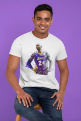 NBA Kobe Bryant Beyaz T-Shirt