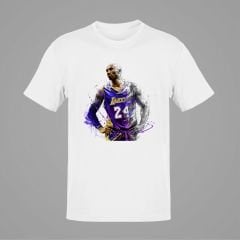 NBA Kobe Bryant Beyaz T-Shirt