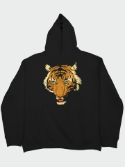 Kaplan Başı Oversize Hoodie