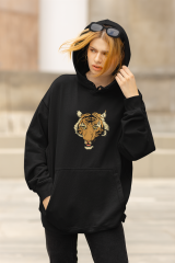 Kaplan Başı Oversize Hoodie