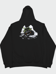 Kayalıklarda Off Road Oversize Hoodie