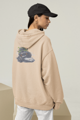 Kayalıklarda Off Road Oversize Hoodie