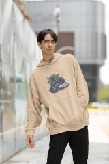 Kayalıklarda Off Road Oversize Hoodie