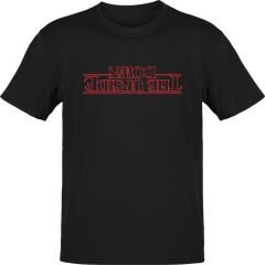 Stranger Things The Upside Down Siyah T-Shirt