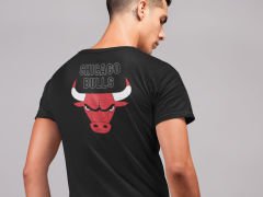 NBA Chicago Bulls Siyah T-Shirt