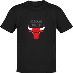 NBA Chicago Bulls Siyah T-Shirt