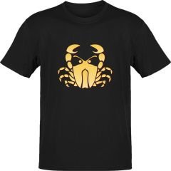 Yengeç Burcu Sembolü Siyah T-Shirt