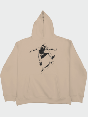Kaykaycı Çocuk Oversize Hoodie