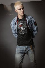 Wild Rose Siyah T-Shirt