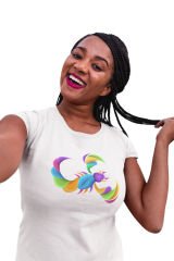 Akrep Burcu Renkli Sembol Beyaz T-Shirt