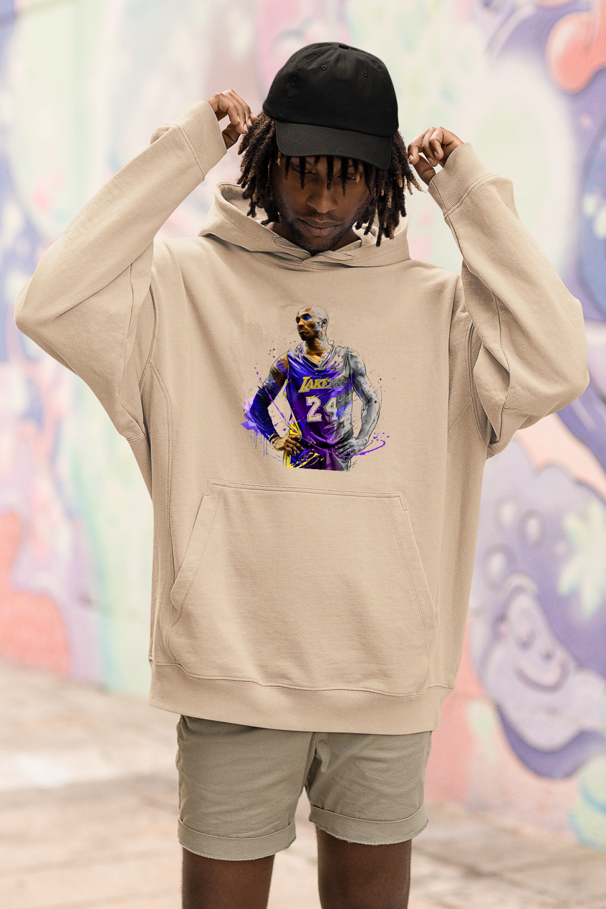 NBA Kobe Bryant Oversize Hoodie