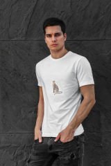 Leoparları Koruyalım Beyaz T-Shirt