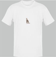 Leoparları Koruyalım Beyaz T-Shirt