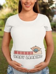 Baby Loading Beyaz T-Shirt