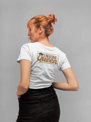 Caffeine Queen Beyaz T-Shirt
