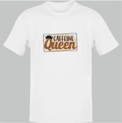 Caffeine Queen Beyaz T-Shirt