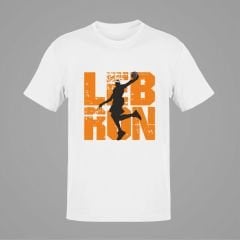 NBA Lebron James Beyaz T-Shirt