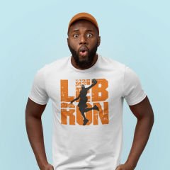 NBA Lebron James Beyaz T-Shirt