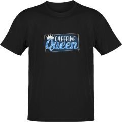 Caffeine Queen Siyah T-Shirt
