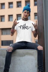 Nile Metal Band Beyaz T-Shirt