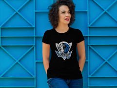 NBA Dallas Mavericks Siyah T-Shirt