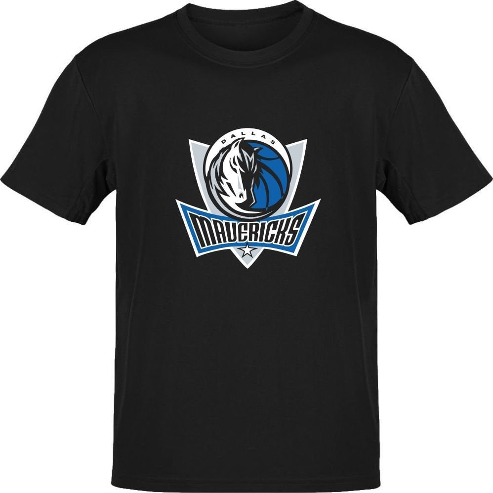 NBA Dallas Mavericks Siyah T-Shirt