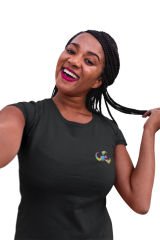 Akrep Burcu Renkli Sembol Göğüs Logolu Siyah T-Shirt