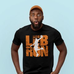 NBA Lebron James Siyah T-Shirt