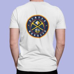 NBA Denver Nuggets Beyaz T-Shirt