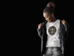 NBA Denver Nuggets Beyaz T-Shirt