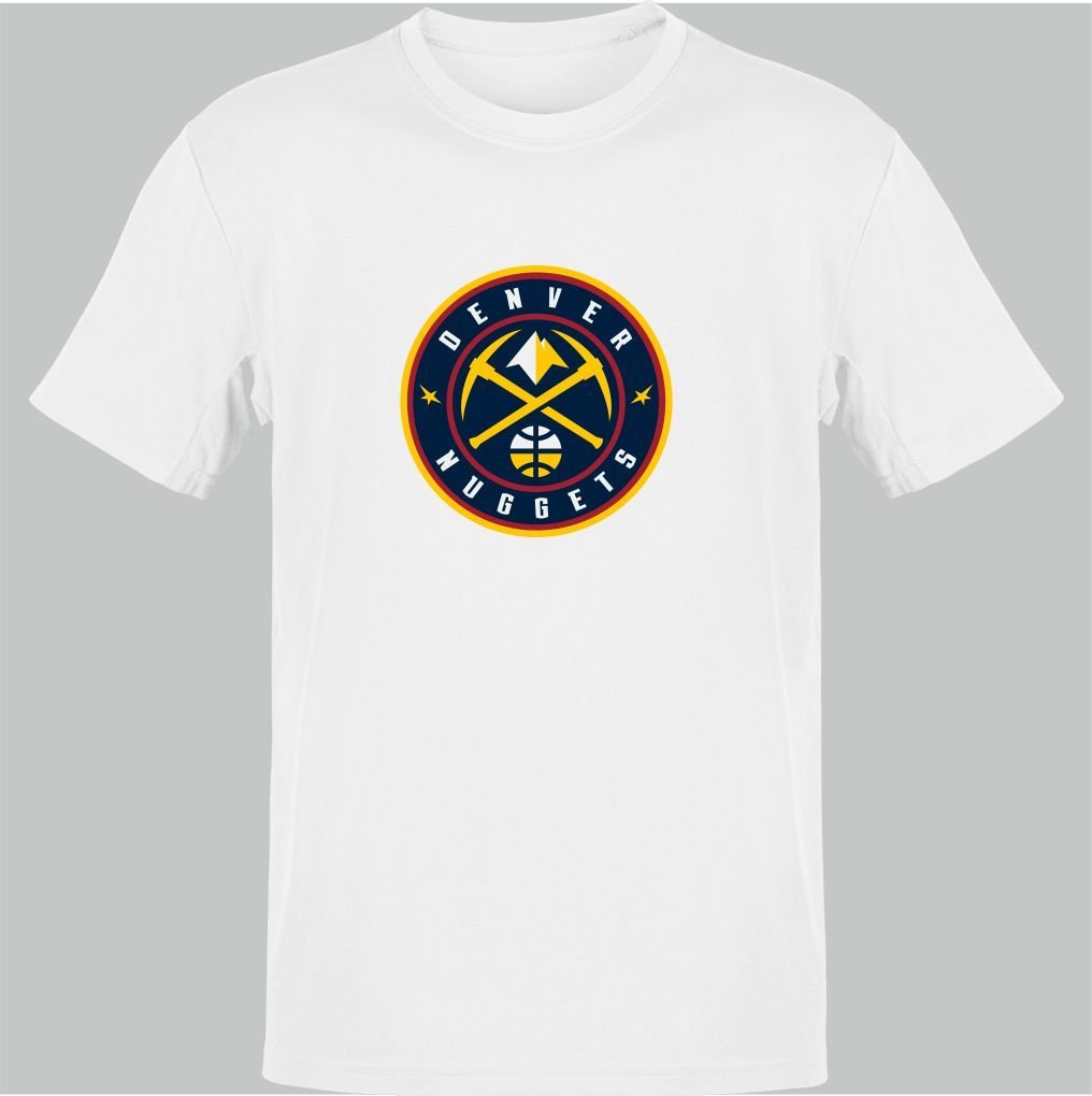 NBA Denver Nuggets Beyaz T-Shirt