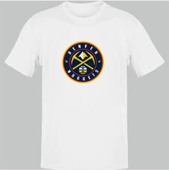 NBA Denver Nuggets Beyaz T-Shirt