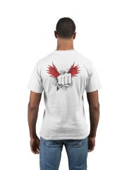 Demir Yumruk Beyaz T-Shirt